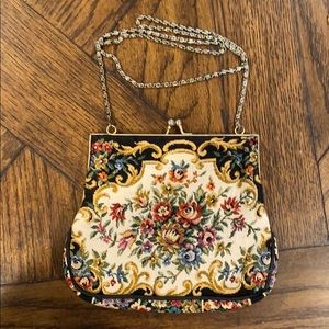 Vintage Tapestry Imported Handbag